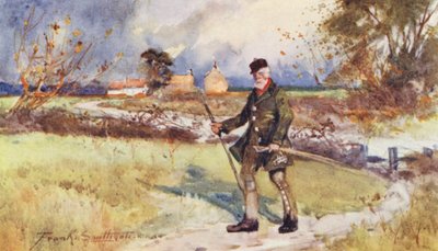 Det vilda livet i East Anglia: An Upland Rover (färglitografi) av Frank Southgate