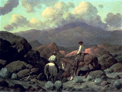 In i Jackson Hole Country av Frank Tenney Johnson
