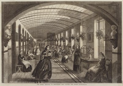 Kungliga sjukhuset i Betlehem, Galleriet för kvinnor av Frank Vizetelly