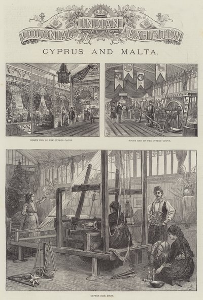 Koloniala och indiska utställning, Cypern och Malta av Frank Watkins
