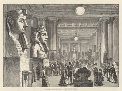Elektrisk belysning av British Museum av Frank Watkins