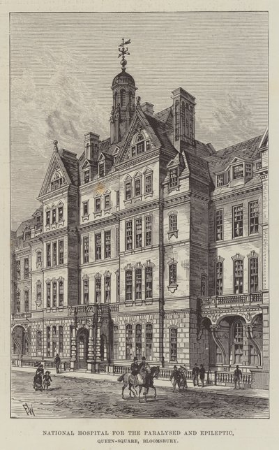 National Hospital for the Paralyzed and Epileptic, Queen-Square, Bloomsbury av Frank Watkins