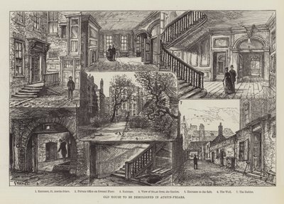 Old House ska rivas i Austin-Friars av Frank Watkins