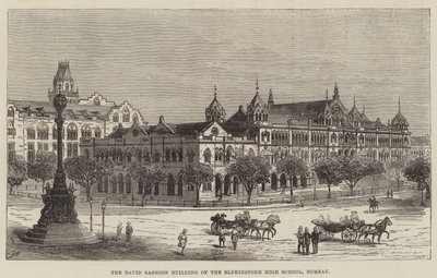 David Sassoon-byggnaden i Elphinstone High School, Bombay av Frank Watkins