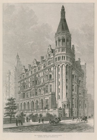 National Liberal Club, Whitehall Place av Frank Watkins