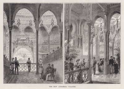 The New Alhambra Theatre (gravyr) av Frank Watkins