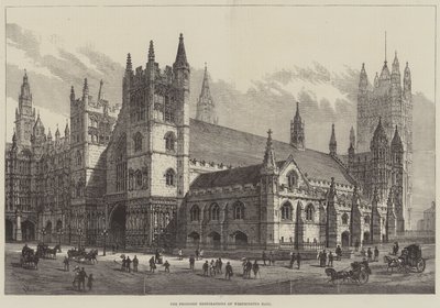 De föreslagna restaureringarna av Westminster Hall av Frank Watkins
