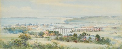 Berwick (akvarell) av Frank Watson Wood