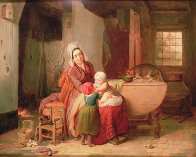 Den glade mor swed av François Antoine de Bruycker