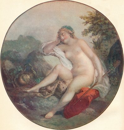 En Bacchante, 1700-tal av François Boucher