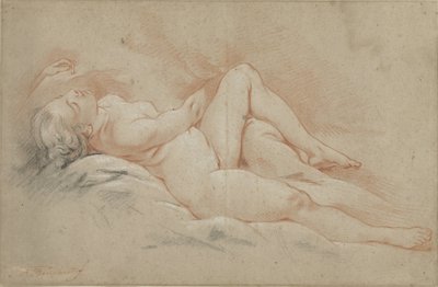 Liggande kvinnlig naken av François Boucher