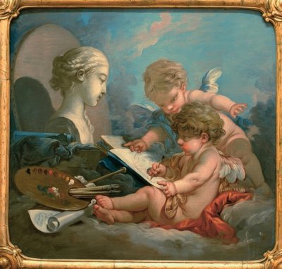 Allegori av målning av François Boucher
