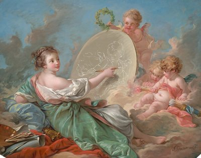 Allegori av målning av François Boucher