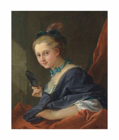 Boucher - Kvällen eller Damen på väg till balen, 1734 av François Boucher