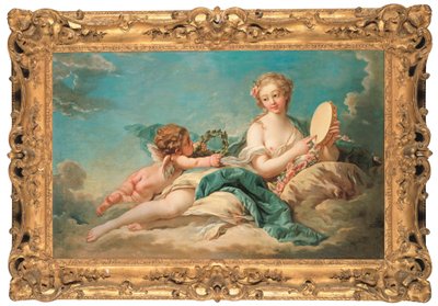 Clio, historiens och sångmusan, 1758 av François Boucher