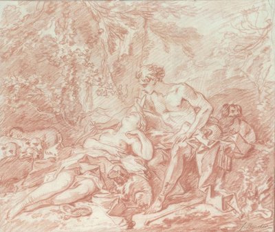 Daphnis och Chloë av François Boucher