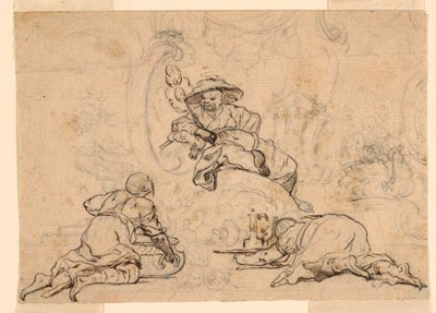 Design för Chinoiserie Ornament av François Boucher