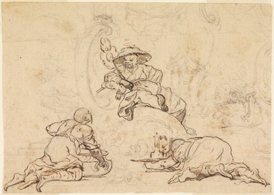 Design för Chinoiserie Ornament av François Boucher
