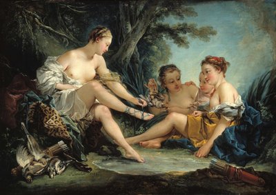 Dianas återkomst från jakten, 1745. av François Boucher