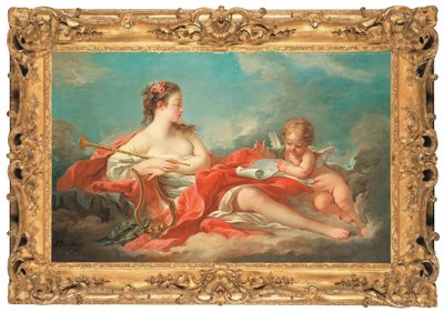 Erato, kärlekspoesins musa av François Boucher