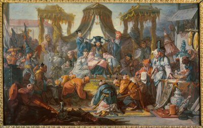 Den kinesiska kejsarens audiens av François Boucher