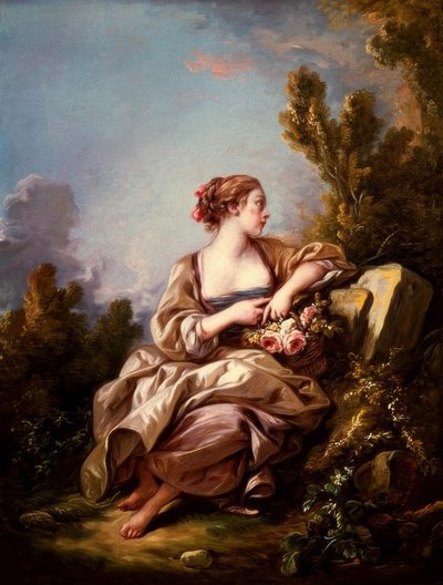 Den lilla trädgårdsmästaren av François Boucher