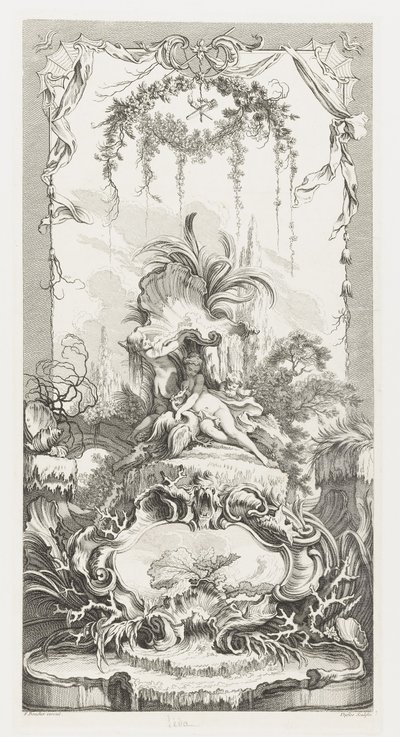 Léda i New Concepts for Screens [Morceaux pour des paravents]. av François Boucher