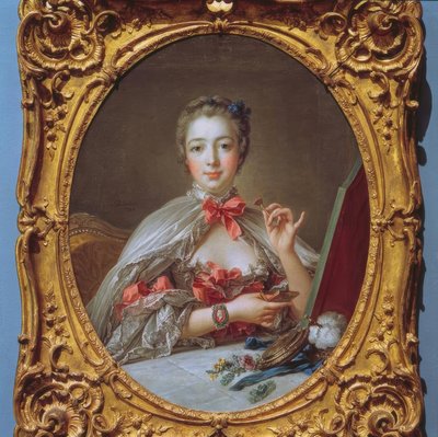 Madame de Pompadour på toaletten. av François Boucher