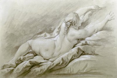 Liggande naken av François Boucher