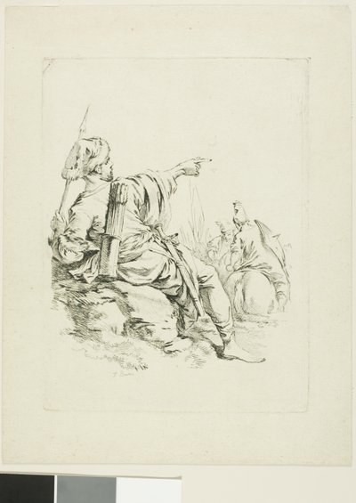 Orientalisk krigare av François Boucher