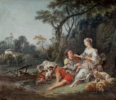 Tänker han på druvor?, 1747 av François Boucher