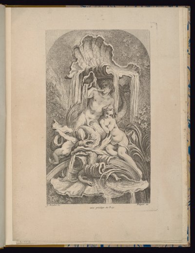 Tavla 2, Receuil de Fontaines (Samling av fontäner) av François Boucher