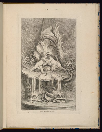 Tavla 3, Receuil de Fontaines (Samling av fontäner) av François Boucher