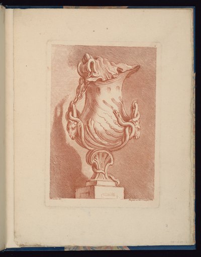 Tallrik 4, Livre de vases (bok med vaser) av François Boucher