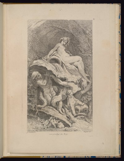 Tavla 4, Receuil de Fontaines (Samling av fontäner) av François Boucher
