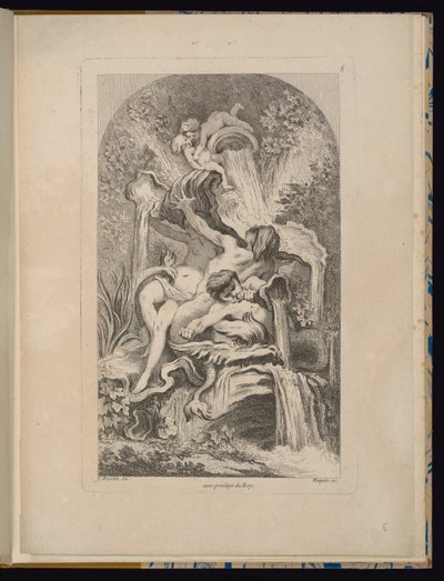 Tavla 5, Receuil de Fontaines (Samling av fontäner) av François Boucher