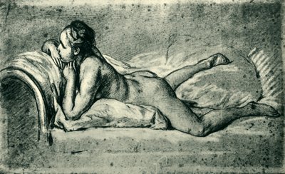 Liggande kvinnlig naken, 1751, 1943. av François Boucher