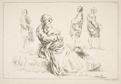 Skissblad, 1753. av François Boucher