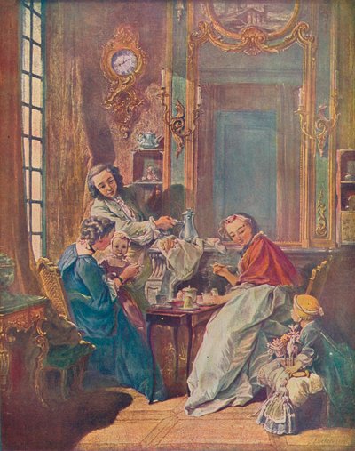 Eftermiddagsmåltiden, 1739 av François Boucher