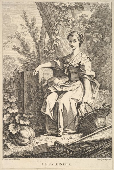 Trädgårdsmästaren, 1741-63. av François Boucher
