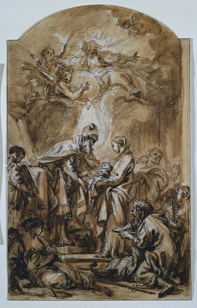 Presentationen i templet av François Boucher