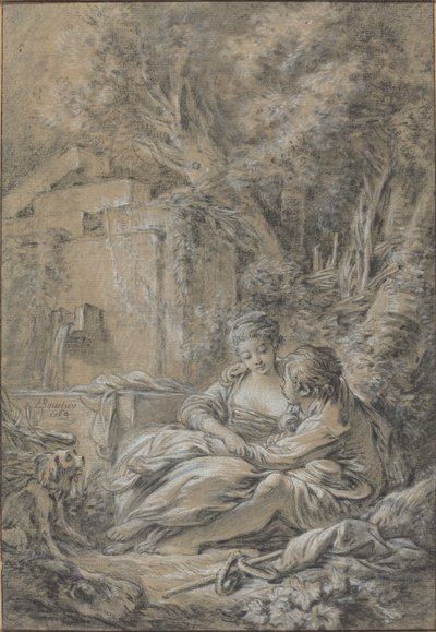 Ansikte mot ansikte av François Boucher