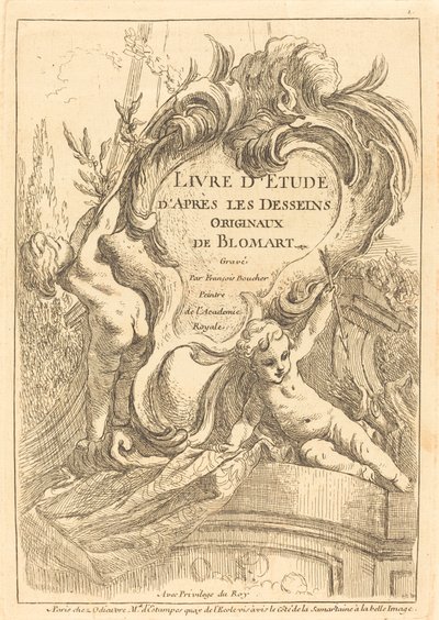 Titelsida av François Boucher after Abraham Bloemaert