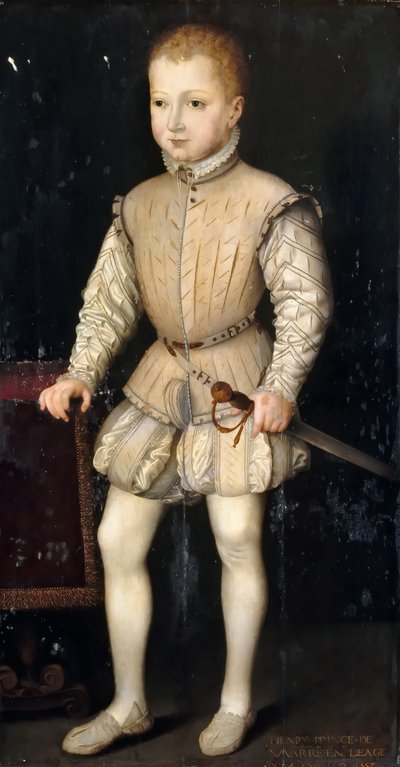 Henrik IV av Frankrike som barn av François Clouet