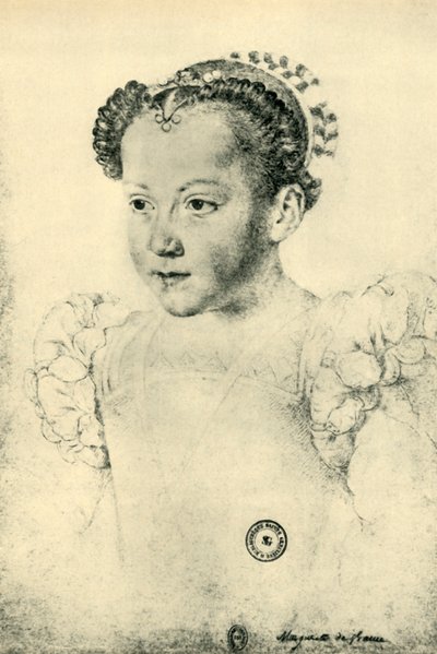 Margareta av Valois, 1557, 1943. av François Clouet
