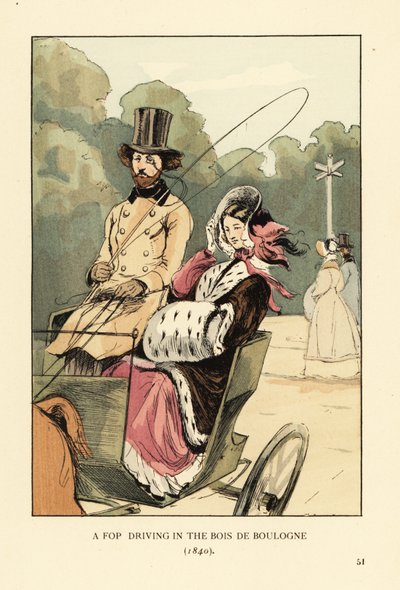 En fopkörning i Bois de Boulogne av François Courboin