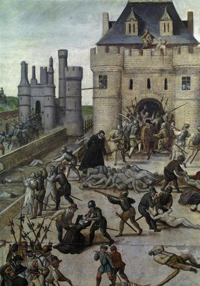 Massakern på S:t Bartolomeusdagen av Francois Dubois