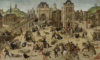 Massakern på S:t Bartolomeusdagen av Francois Dubois