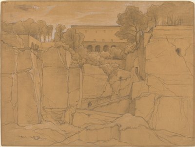 Sorrento av François Edouard Bertin