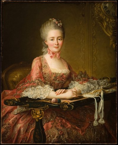Markisinnan av Caumont La Force av Francois Hubert Drouais